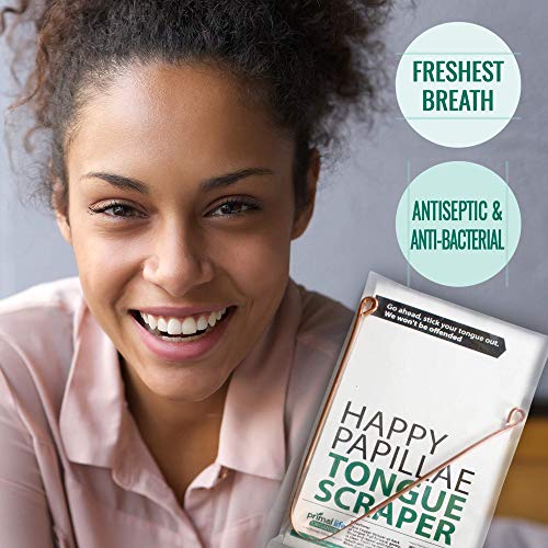 Primal Life Organics Happy Papillae Tongue Scraper Cleans Tongue