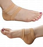 Medipaq Recovery Gel Heel Socks - Protects And Eases Sore And Damaged Heels - Walk Comfortably Again! 1X Pair
