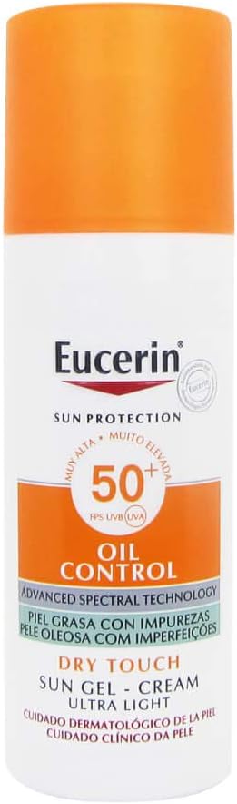 Eucerin Sun Oil Control Gel-Cream SPF50+ Face Sunscreen