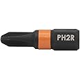 Phillips Reduced #2 Impact Driver Bit - Railer Impact Grade Phillips Reduced #2 Drywall Screw Bits. (25 Pack)
