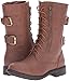 Top Moda Women's Pack-72 Lace Up Combat Boot