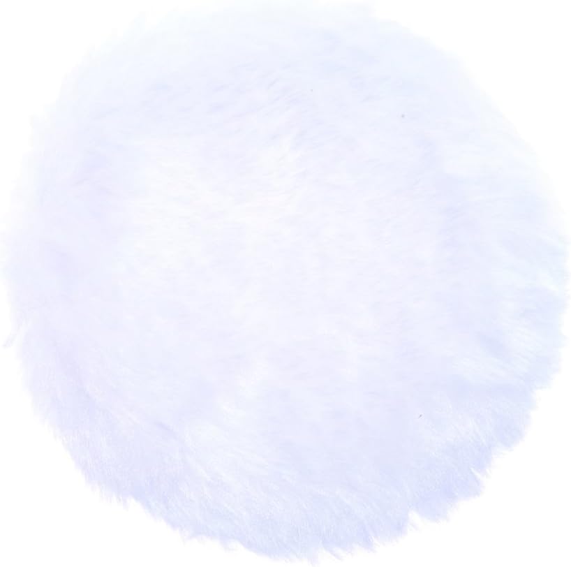 Anleolife 5Pcs White Large Fluffy Puffs For Body Powder