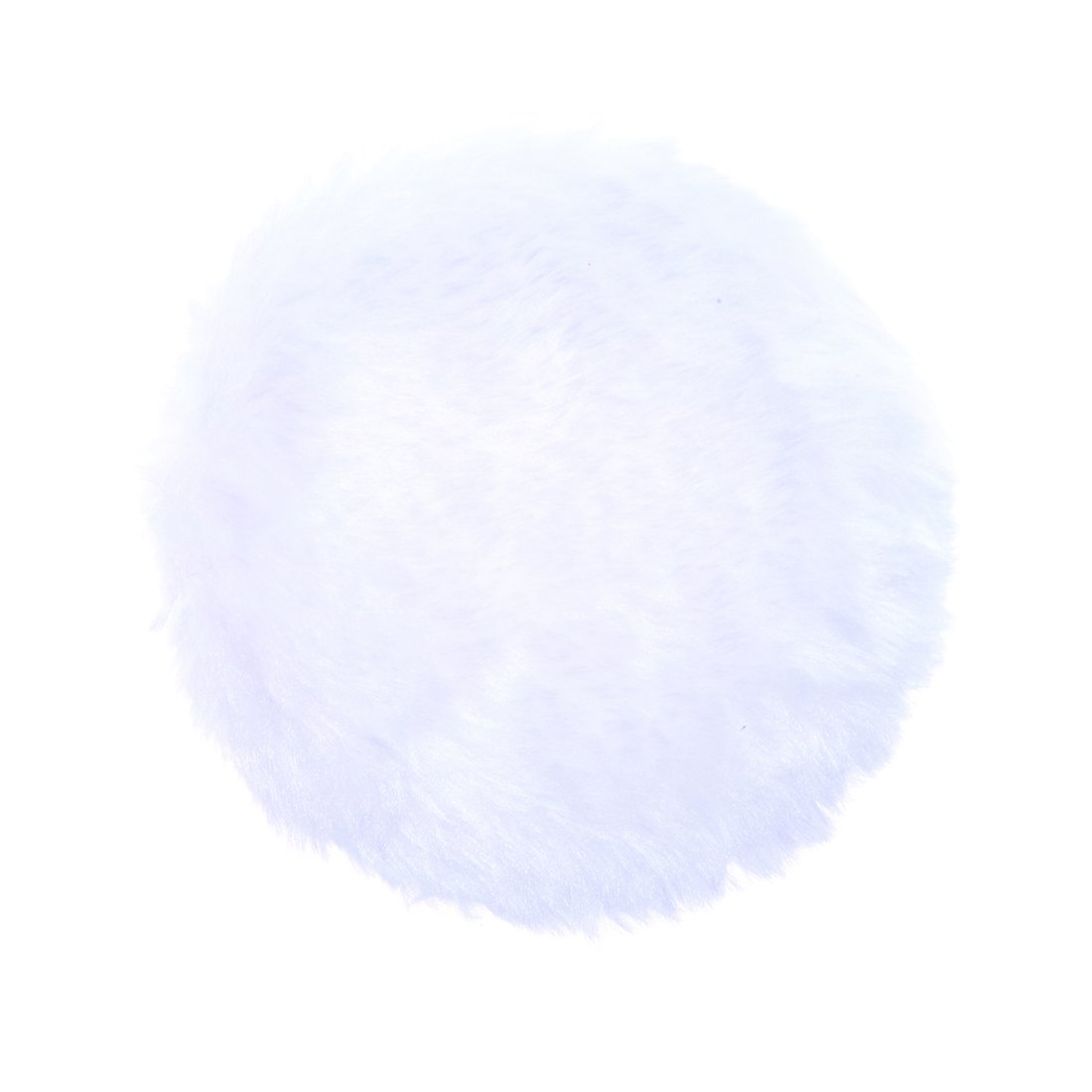 5Pcs White Large Fluffy Puffs For Body Powder Washable Face Powder