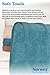 Norwex Antibacterical, Antimicrobial, Microfiber XL Bath Towels in Teal