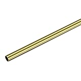 uxcell Brass Round Tube 6mm OD 0.25mm Wall