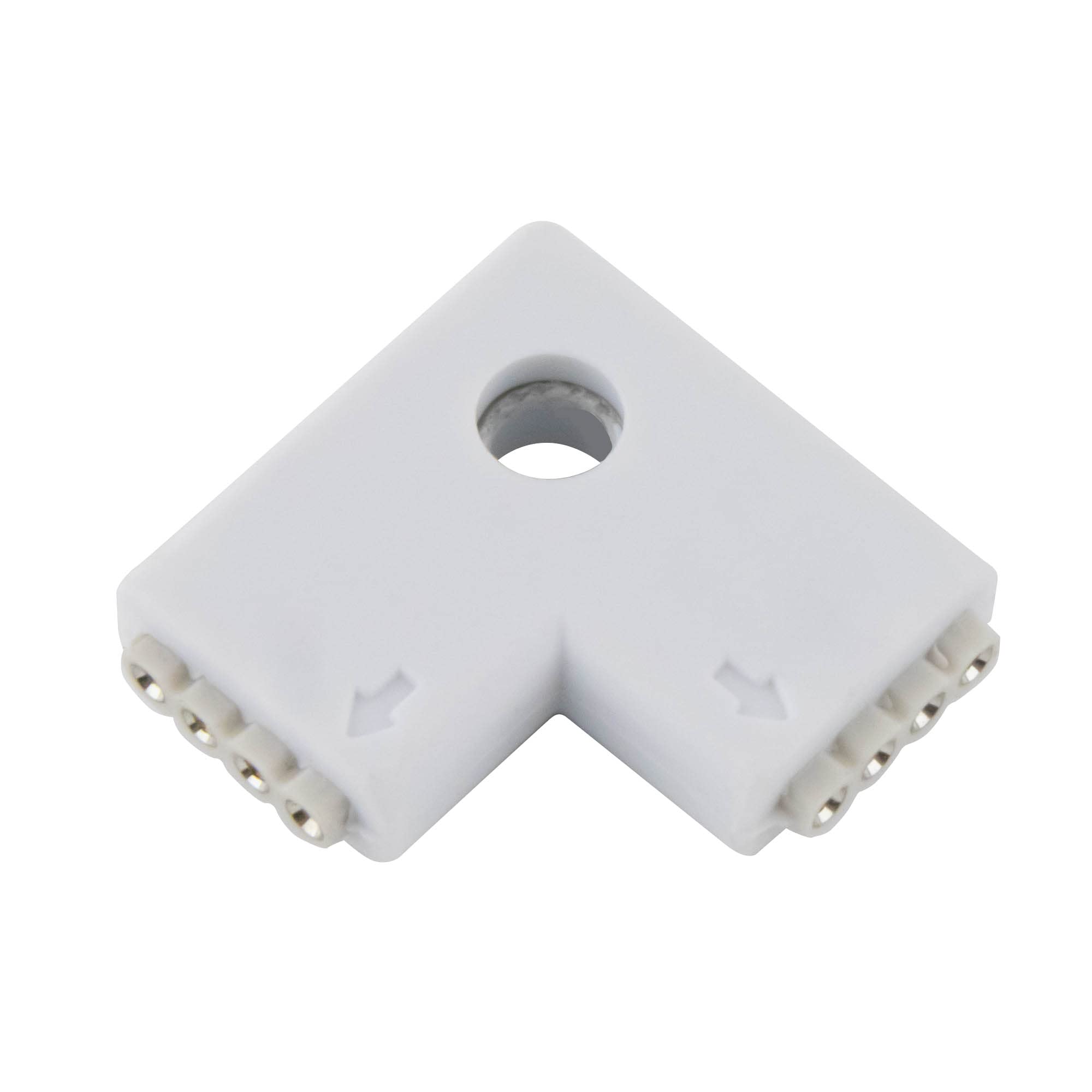 RGB 4-Pin L - Connector; LED Strip Connector SMD5050; Corner Connector - L Shape