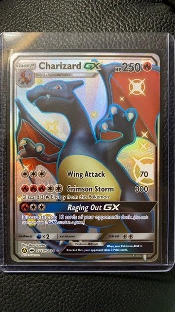 shiny charizard pokemon card hidden fates Charizard GX main image 1