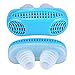 Advanced Anti Snoring and Sleeping Breath Aid Device Air Purifier Silicone Nose Clip, Nasal Dilator Relieve Stuffy Nose, 2Pcs (Blue)