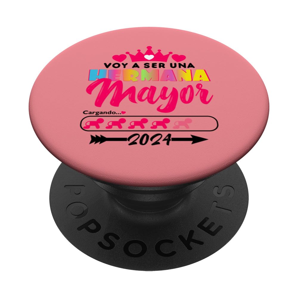 Hermana Mayor 2024 Anunciar Voy A Ser Una Hermana Mayor 2024 PopSockets Swappable PopGrip