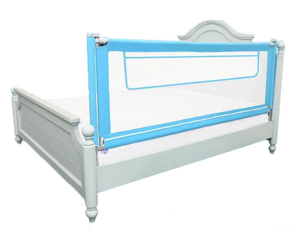 blue toddler bed