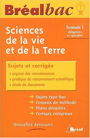 Une  année de sciences de la vie et de la terre, Tle S