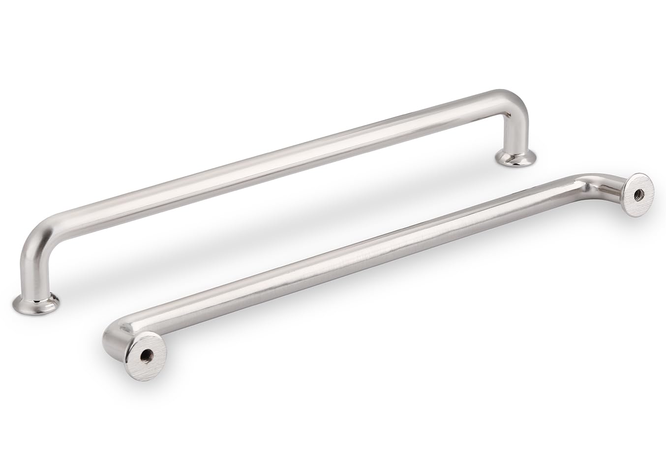 SYZOW Brushed Nickel Drawer Pulls,6 Pack 192mm Kitchen Cabinet Handles Brushed Nickel Cabinet Pulls Kitchen Cabinet Hardware Drawer Pulls for Dresser Cupboard Wardrobe