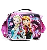 New Disney Frozen Elsa-olaf-anna Black Lunch Bag