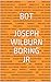 BOT by Joseph Wilburn Boring Jr