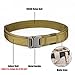 Aiduy Tactical Heavy Duty Waist Belt Shooters Belt with Cobra Buckle 1.5'' inch (Coyote Brown, Medium)