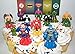 DC Superheroes Batman Superman Justice League Set of 13 Cake Toppers Cup Cake Party Favor Decorations Featuring the Batman, Flash, Green Lantern, Krypto, the Joker Etc with DC Hero ToyRing