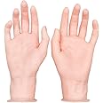 SM SunniMix Silicone Mannequin Hand Model Display Stand, Home Organization Rings Jewelry Organizer Jewelry Display,Photograph Props