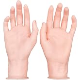 SM SunniMix Silicone Mannequin Hand Model Display Stand, Home Organization Rings Jewelry Organizer Jewelry Display,Photograph Props