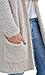 Wollsolo Women's Open Front Long Thick Knit Hoodie Two Pockets Cardigan Sweaters