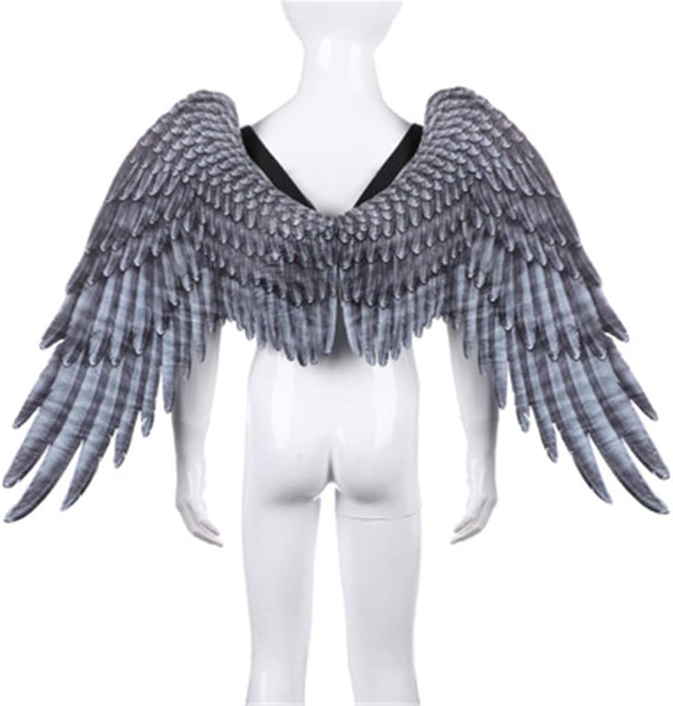 PRETTYEST Ailes Plume Ange Fée Plume Wings Ailes Mardi Cosplay Pretend