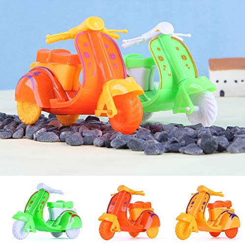 USHOT Mini Three-Wheeled Trolley Toy Pull Back Early Model Children Educational Toys