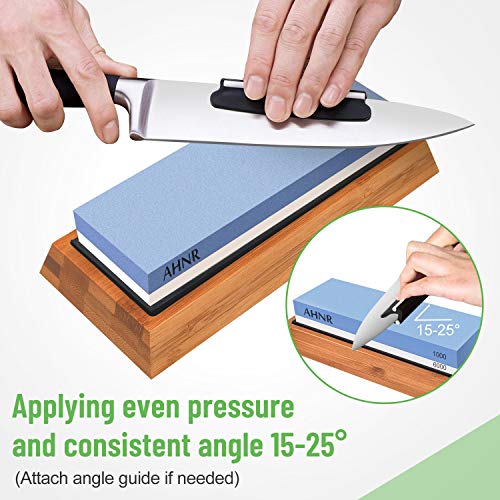 Flattening Stone & Sharpening Whetstone Stoning Angle Guide, Polishing Tool for Kitchen, Hunting and Pocket Knives or Blades