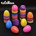 COCOMOON Easter Eggs,24 Toys Filled Surprise Eggs,24 Plastic Surprise Eggs,Easter Party Gifts for Boy and Girl (CO Surprise Eggs 24)