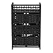 Household Essentials Hand-Woven Paper Rope 3-Drawer Chest, Black Stain