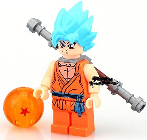 KorgisCollectilbles Dragon ball Z Movie Super Saiyan God Super Saiyan Goku Minifigure Building Block Toy For Children