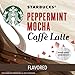 Starbucks Medium Roast K-Cup Coffee Pods — Peppermint Mocha Caffè Latte for Keurig Brewers,6 Count (Pack of 4)