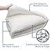 Simply Sova - PREMIUM Bamboo Shredded Memory Foam Pillow  - Side Sleeper Pillow for Neck and Shoulder Pain - Hypoallergenic & Adjustable Loft with Washable Cover - Queen Size Pillow