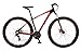 Schwinn Bonafide Mountain Bike with Front Suspension, Featuring 17-Inch/Medium Aluminum Frame and 24-Speed Shimano Drivetrain with 29-Inch Wheels and Mechanical Disc Brakes, Matte Black/Redthumb 2