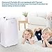 Honeywell 14000 Btu Portable Air Conditioner with Heat 4 in 1 Multi-Functional, Dehumidifier & Fan for Rooms Up to 550-700 Sq. Ft with Remote Control, HL14CHESWW
