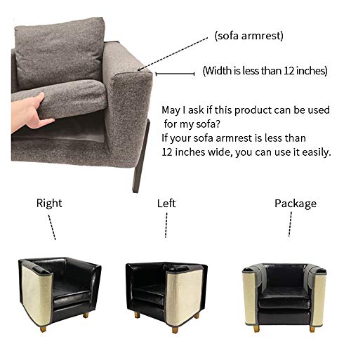 Cat Couch Potector,Heavy Duty Anti Scratching Mat Sisal Couch Guard for