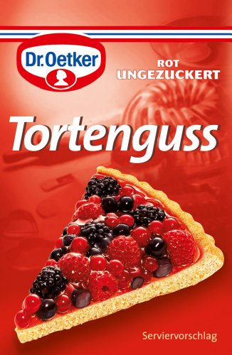 Dr. Oetker Tortenguss Rot (Red Cake Glaze )- 3 pack