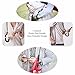 Umbrella, AIGUMI C-Shaped handle Golf Umbrella Car Reverse Umbrella Waterproof Reverse Folding Double Layer Inverted Self Standing Umbrella(Sky-Blue)