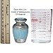 Trupoint Memorials Cremation Urns for Human Ashes - Decorative Urns, Urns for Human Ashes Female & Male, Urns for Ashes Adult Female, Funeral Urns - Light Blue, 4 Small Keepsakes