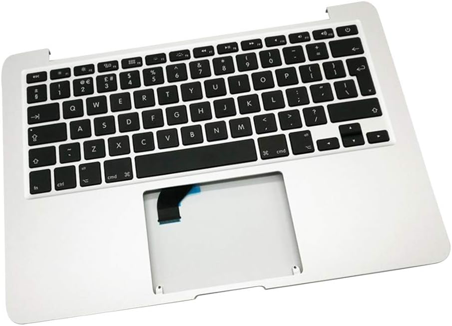SDENSHI Upper Case Palmrest Cover Upper Lid Repair C Shell with UK Layout Keyboard for MacBook Pro 13inch Retina A1502 2015