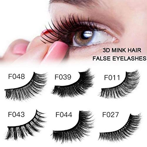 Chiak 3D Mink False Eyelash Curling Soft Slender Three-dimensional False Eyelash Costume Makeup