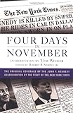 Front cover for the book Four Days in November by The Staff of The New York Times