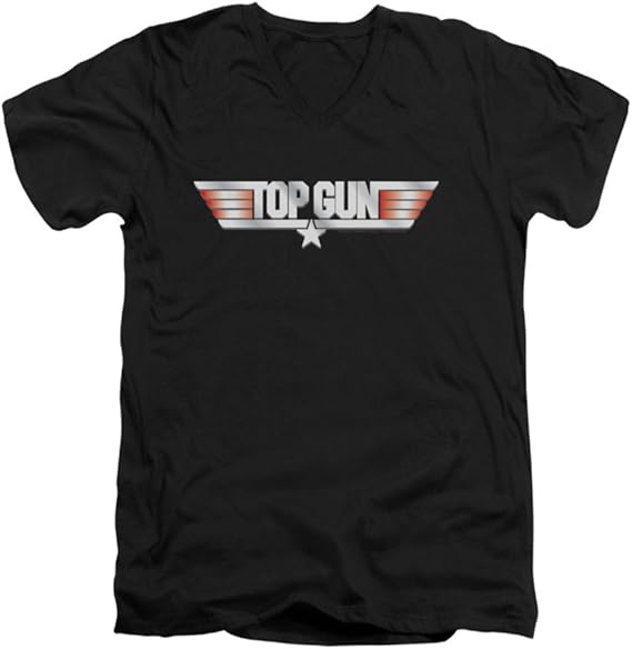 Top Gun Logo VNeck TShirt Size XL Clothing