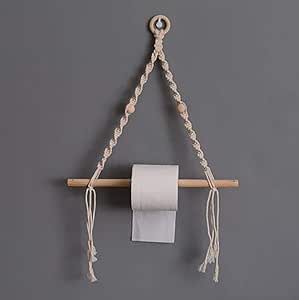 Z&H Cuerda De Algodón Madera Portapapeles Higiénicos ...