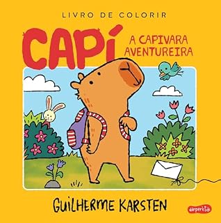 Livro Capí, a capivara aventureira: um livro interativo para colorir e criar histórias
