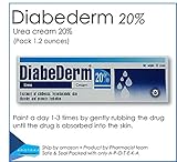 Medicated Urea Cream (Diabederm Urea Cream 20% Pack Size 1.2 Oz.) the Best to Treat and Prevent Dry Skin Contain Contain 20% Urea Best for Psoriasis and Effective for the Treatment of Ichthyosis and Hyperkeratotic Skin Disorder and Promote Hydration