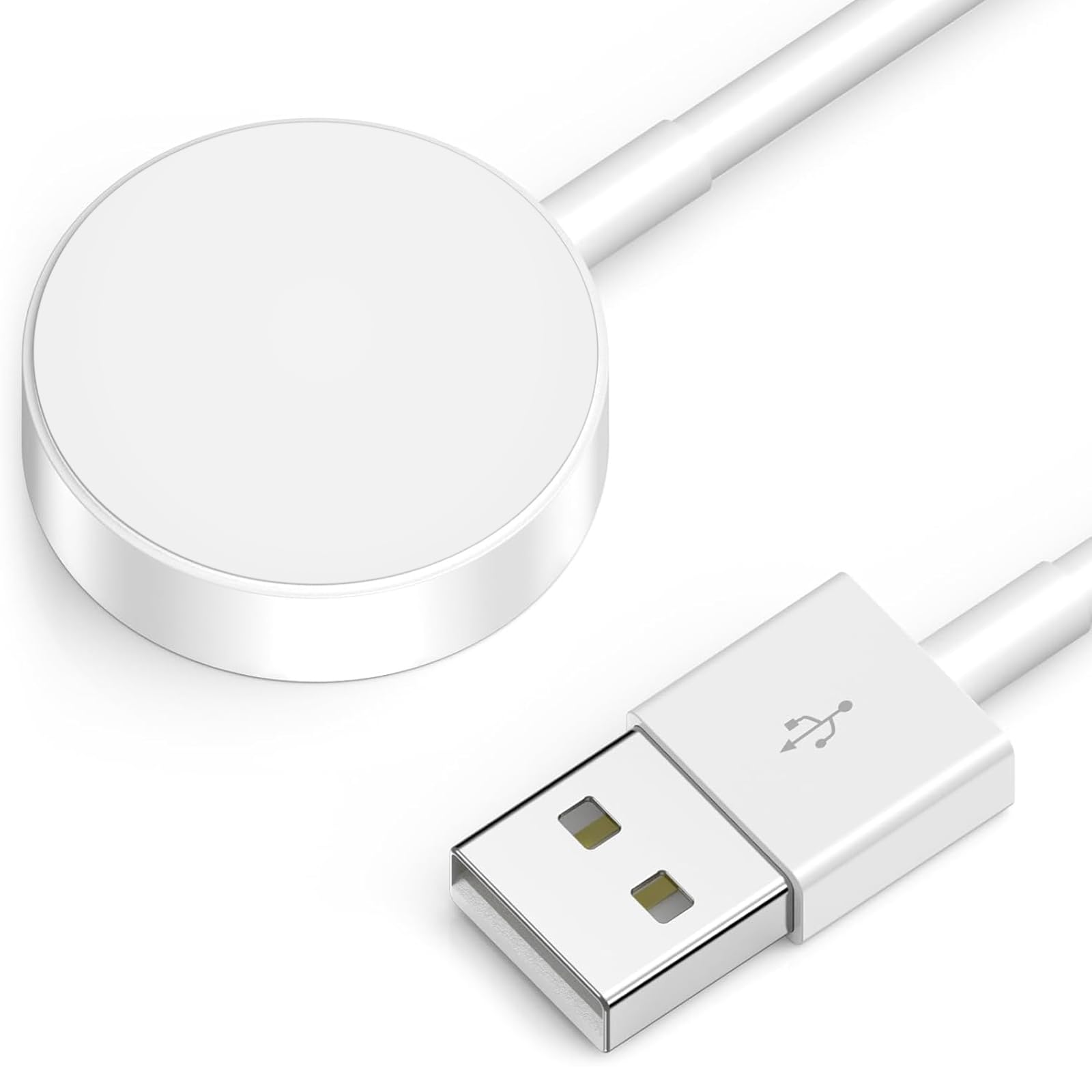 sylacor Upgraded Charger Compatible with Gabb Watch 3e/3, USB Wireless Magnetic Charging Cable, Portable Fast Charger Accessories (White One)