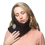 GoNjoy Pillow - Scientifically Proven Super Soft Neck Support Travel Pillow – Machine Washable Black
