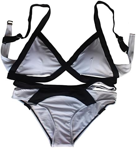 Women's 2 pcs Bandage Summer Splice Swimsuit Bikini