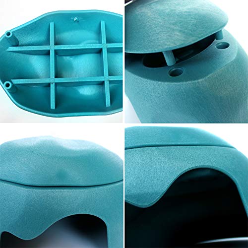 image for TINTON LIFE Reptile Hideouts Box with 2 Ceramic Sinks to Increase Humi