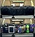 KOBWA Car Trunk Net Organizer Mesh Seat Back Storage for Cargo Grocery (6 Pockets, Extra Long, Black)