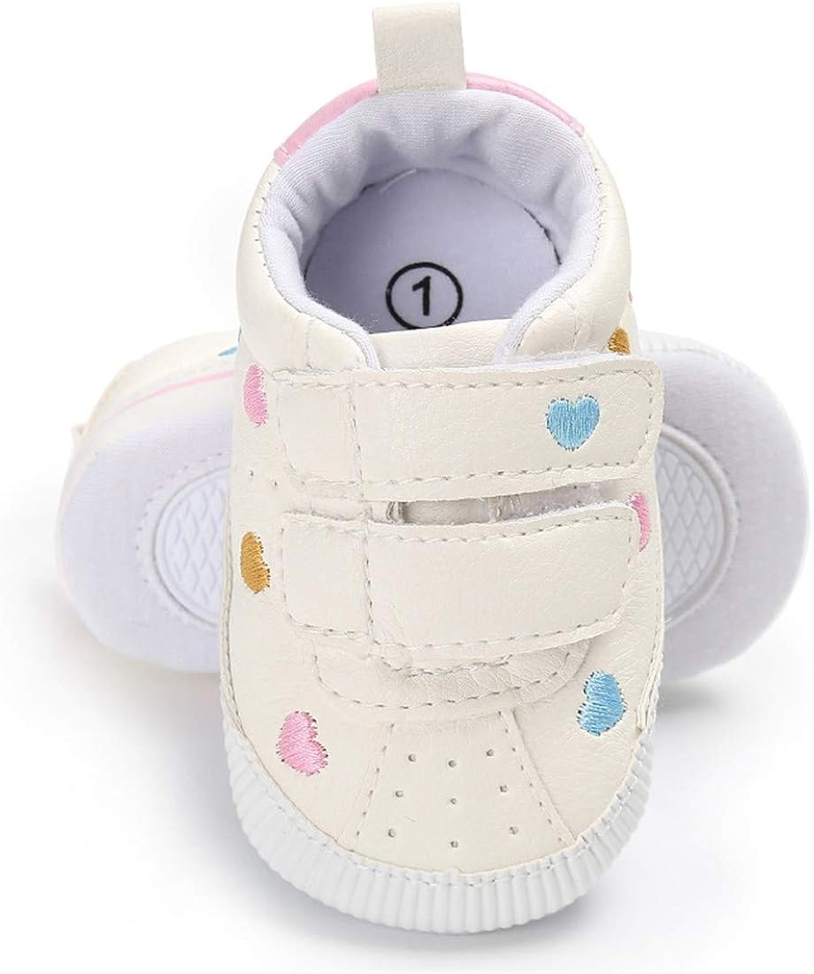  | E-FAK Baby Shoes Boys Girls Infant Sneakers Non-Slip Rubber Sole Toddler Crib First Walker Shoes | Sneakers